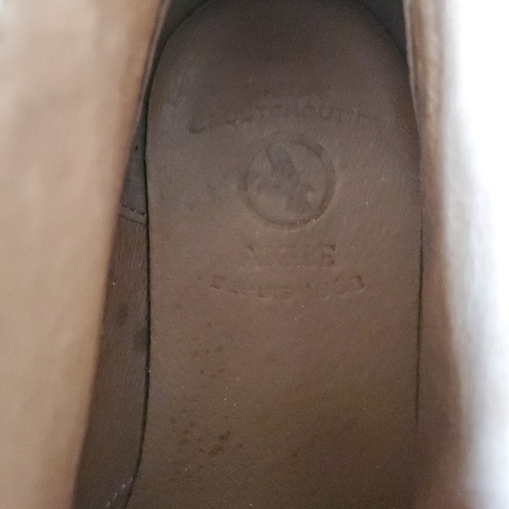 AIGLE short black leather booties. Size US 5.5 - Picture 9 of 12